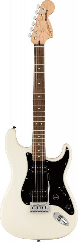 FENDER SQUIER Affinity Stratocaster HH LRL Olympic White в магазине Music-Hummer
