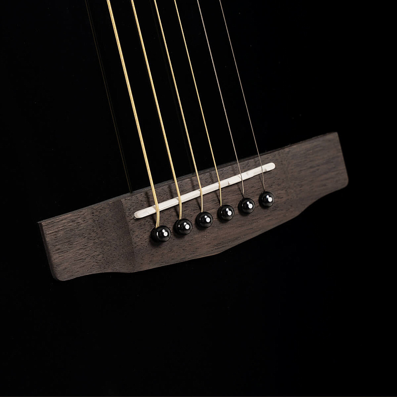 Фото Акустическая гитара Cort L60-BK Luce Series, чёрный
