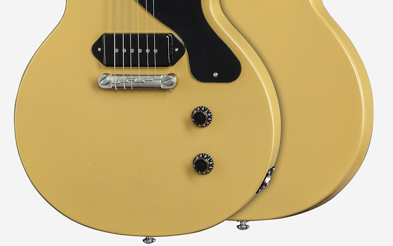 Фото Электрогитара GIBSON USA LES PAUL JUNIOR SINGLE CUT 2015 GLOSS YELLOW 
