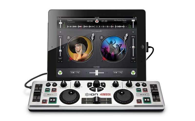 DJ контроллер Ion Audio i-DJ2GO для iPad в магазине Music-Hummer
