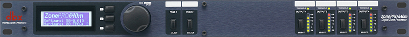 Аудио процессор для многозонных систем DBX ZonePRO 640m в магазине Music-Hummer