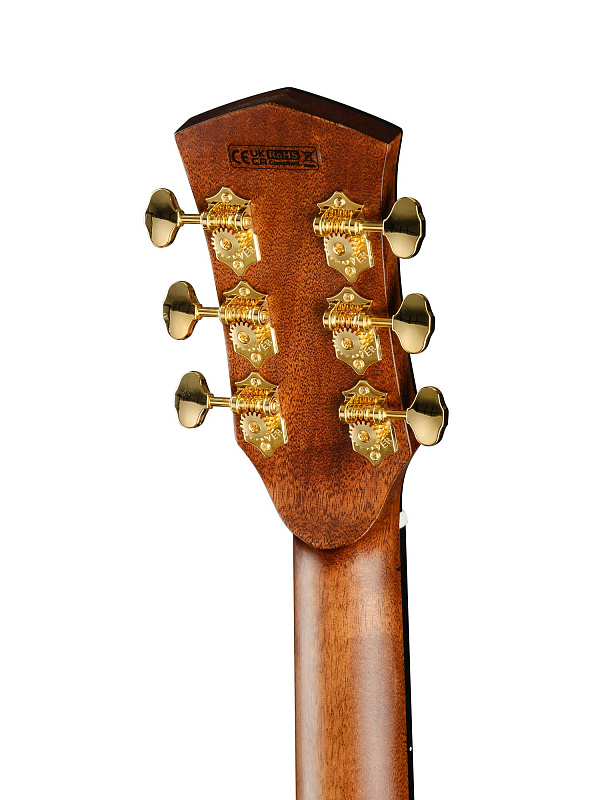 Gold-OC6-Bocote-WCASE-NAT Gold Series Электро-акустическая гитара, цвет натуральный, с чехлом, Cort в магазине Music-Hummer