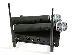 Радиосистема с двумя ручными микрофонами KARSECT KRU482/KST-7U