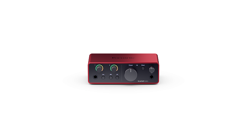 Фото Аудиоинтерфейс USB FOCUSRITE Scarlett Solo 4th Gen