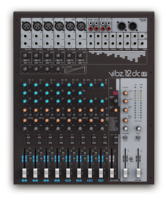 Фото Аналоговый микшерный пульт LD Systems VIBZ 12 DC