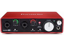 FOCUSRITE Scarlett 2i2 2nd Gen USB аудио интерфейс