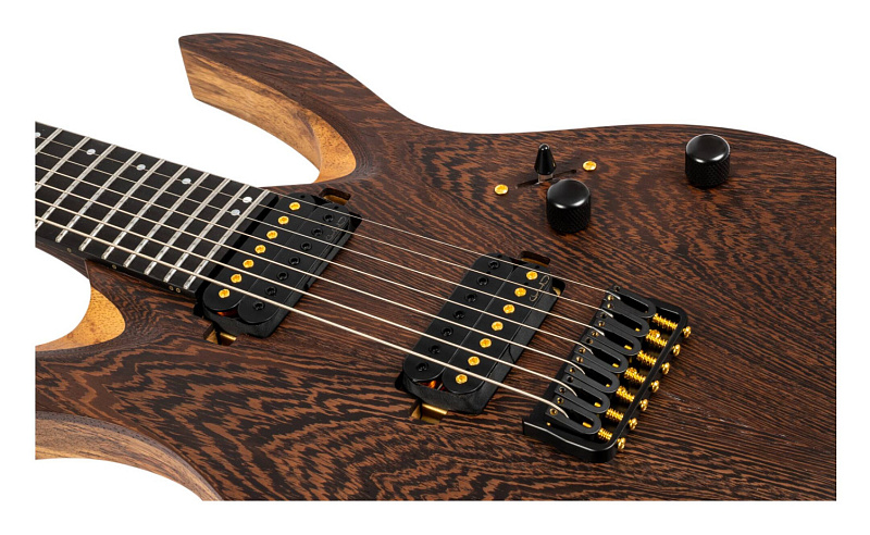 Фото Семиструнная электрогитара SPIRA S-1007 PRO Black Limba