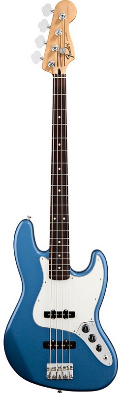 Бас-гитара FENDER STANDARD JAZZ BASS RW LAKE PLACID BLUE TINT в магазине Music-Hummer