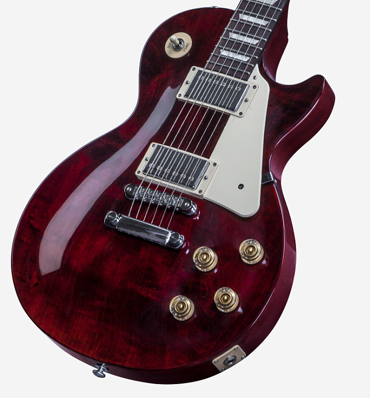 Фото GIBSON LP Studio 2016 T Wine Red электрогитара, цвет - вишневый, фурнитура - хром