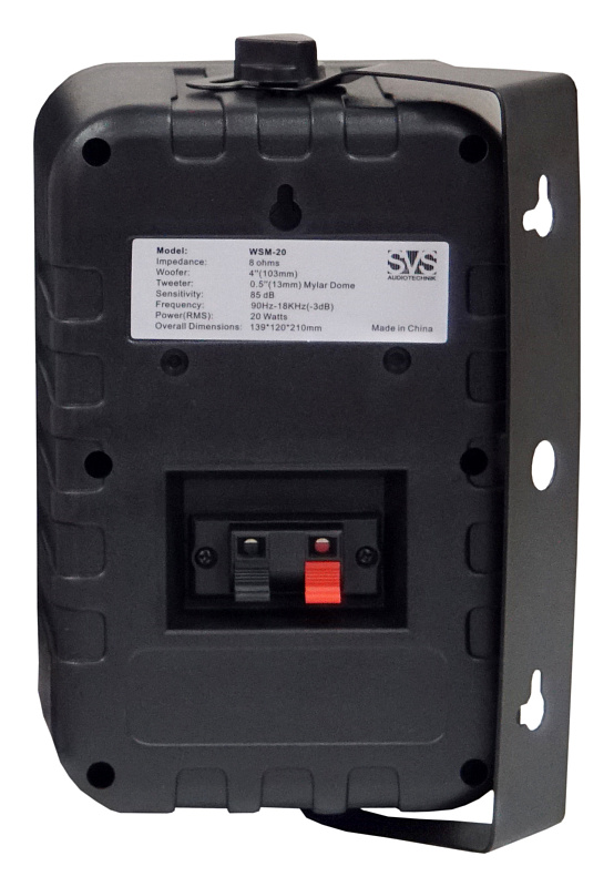 Фото Настенный громкоговоритель SVS Audiotechnik WSM-20 Black, чёрный