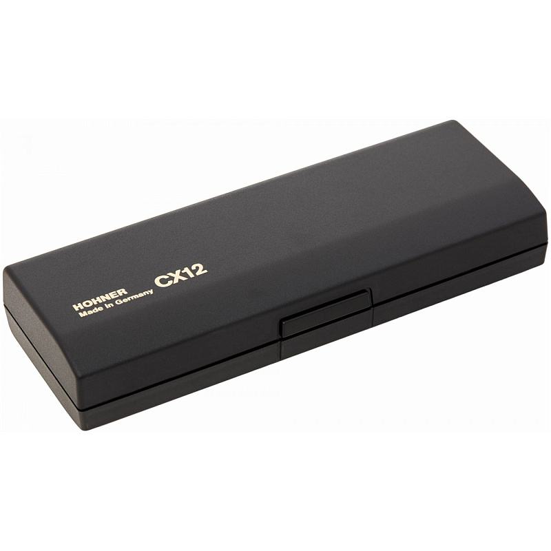 Фото HOHNER CX 12 Black 7545/48 A - Губная гармоника хроматическая Хонер