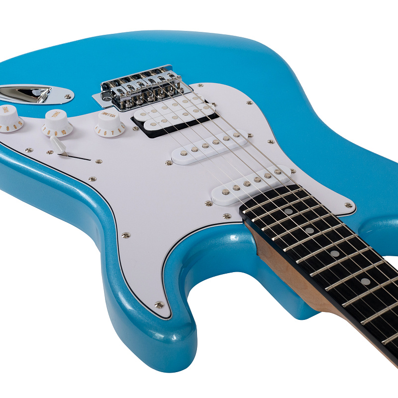 Фото Электрогитара ROCKDALE Stars HSS Blue Metallic