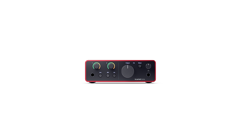 Фото Аудиоинтерфейс USB FOCUSRITE Scarlett Solo 4th Gen