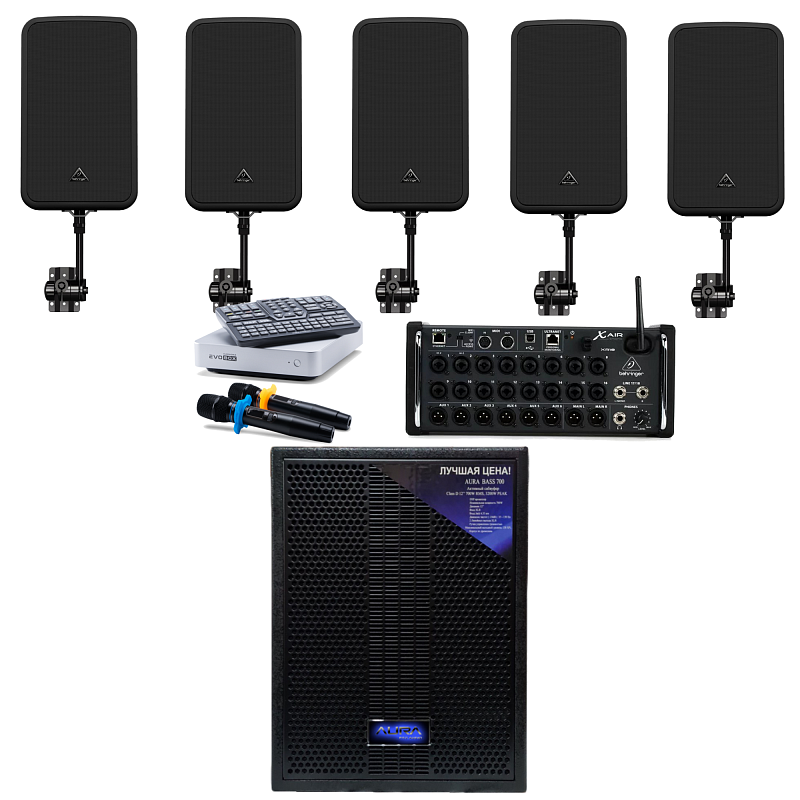 Фото Комплект караоке MultiSound Compact 5.1 EVO Classic