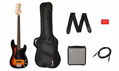 Бас-гитара в комплекте FENDER SQUIER Affinity 2021 Precision Bass PJ Pack LRL 3-Color Sunburst