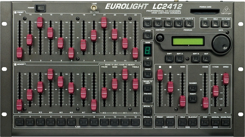 DXM пульт BEHRINGER LC 2412 EUROLIGHT в магазине Music-Hummer