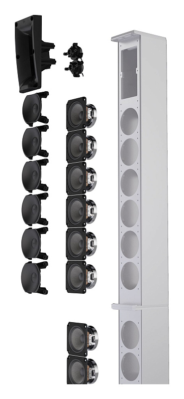 Фото Активная колонная акустическая система с микшером LD Systems MAUI 28 G3 MIX W, белый