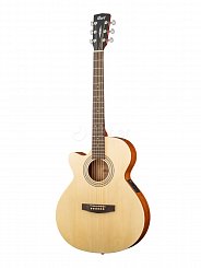 SFX-ME-LH-OP SFX Series Электро-акустическая гитара, с вырезом, леворукая, цвет натуральный, Cort