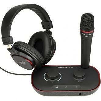 Комплект оборудования для звукозаписи FOCUSRITE Vocaster One Studio Podcast Set в магазине Music-Hummer