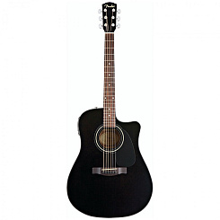 Fender DG-60CE Dreadnought Black W/Fishman® MiniQ Preamp гитара электроакустическая