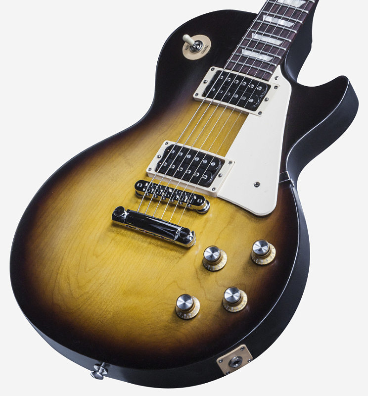 Фото GIBSON LP 50s Tribute 2016 T Satin Vintage Sunburst электрогитара, цвет - винтажный санбёрст (матовый), фурнитура - хром