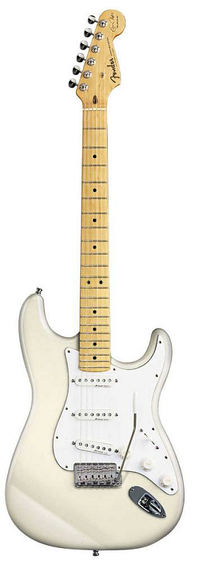 Фото Электрогитара FENDER ERIC CLAPTON STRATOCASTER MN OLYMPIC WHITE