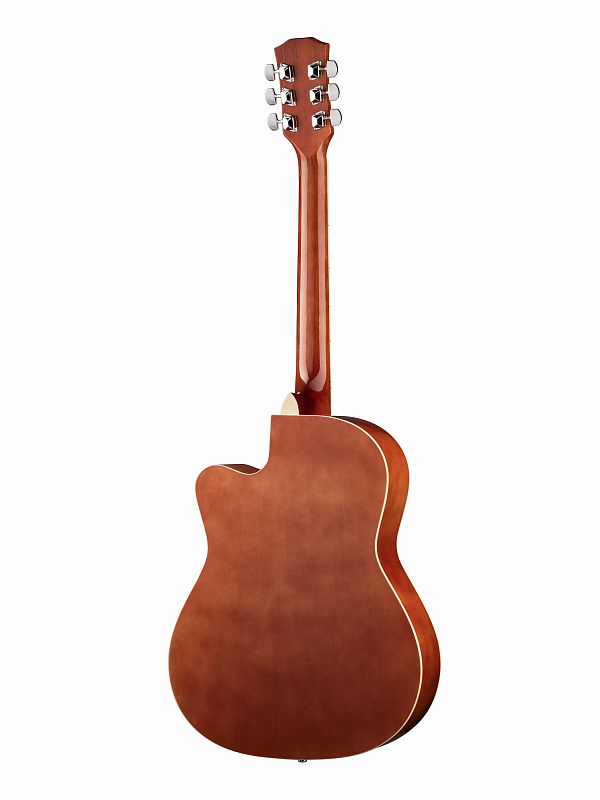 Акустическая гитара Foix FFG-3039-NAT, с вырезом, цвет натуральный в магазине Music-Hummer