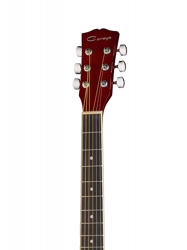 Акустическая гитара, с вырезом, санберст, Caraya F511-BS в магазине Music-Hummer