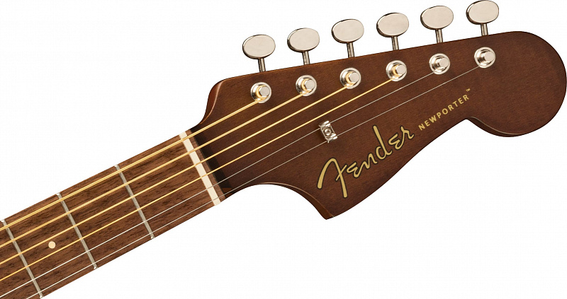 Электроакустическая гитара FENDER Newporter Player All-Mahogany в магазине Music-Hummer