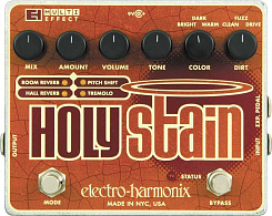 Electro-Harmonix Holy Stain SALE  гитарная педаль-мультиэффект Distortion/ Reverb/ Pitch Shifter/ Tremo