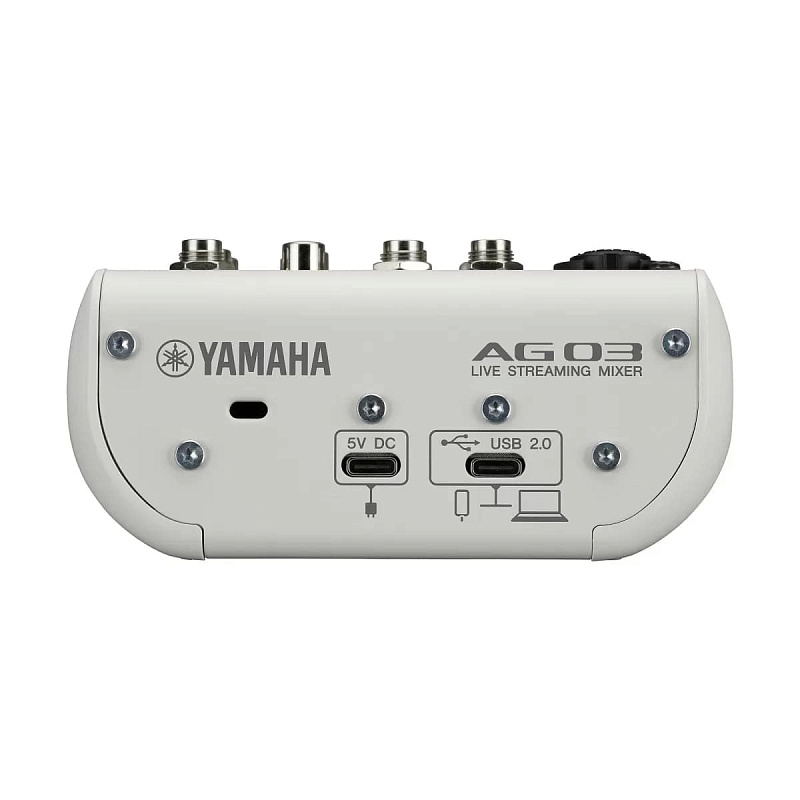 Фото 3-канальный микшер Yamaha AG03MK2 White