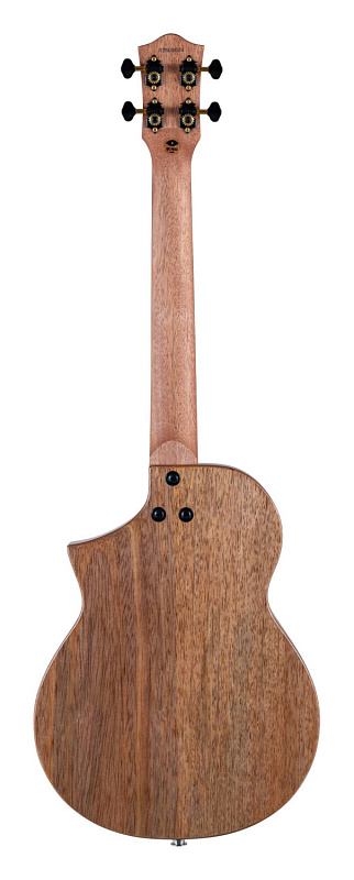 Фото Укулеле баритон FLIGHT AVIATOR Spruce Baritone BK CE, чёрный