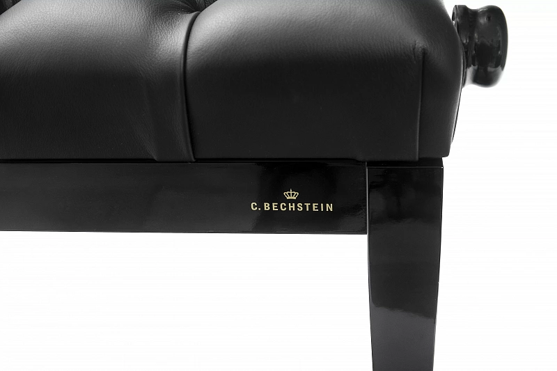 Банкетка концертная для рояля C. Bechstein Grand Concert черная, полированная в магазине Music-Hummer