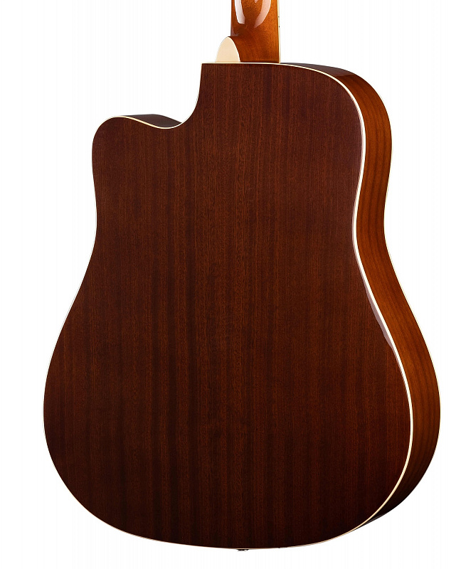 Акустическая гитара, с вырезом, цвет натуральный, Caraya F650C-N в магазине Music-Hummer