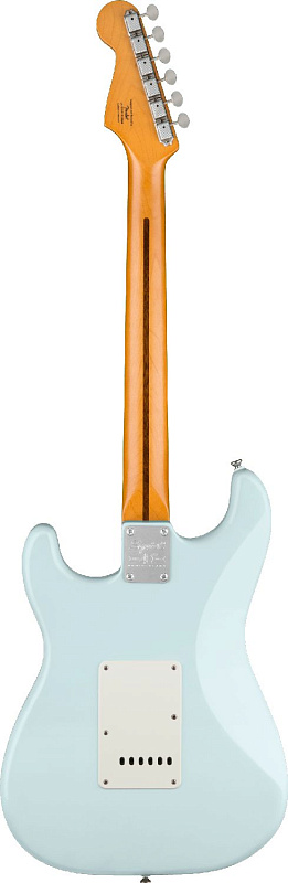 Фото Электрогитара FENDER SQUIER 40th Anniversary Stratocaster MN Aged Hardware Satin Sonic Blue