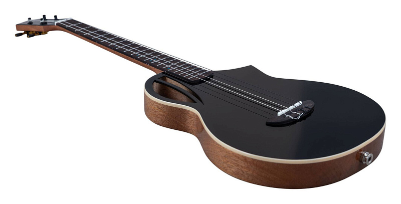 Фото Укулеле баритон FLIGHT AVIATOR Spruce Baritone BK CE, чёрный