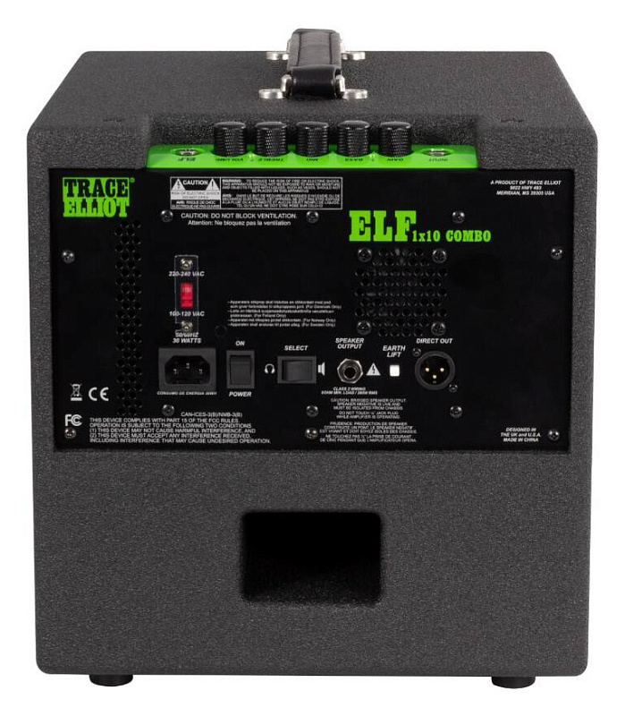Фото Комбоусилитель для бас-гитары PEAVEY TRACE ELF 1X10 COMBO