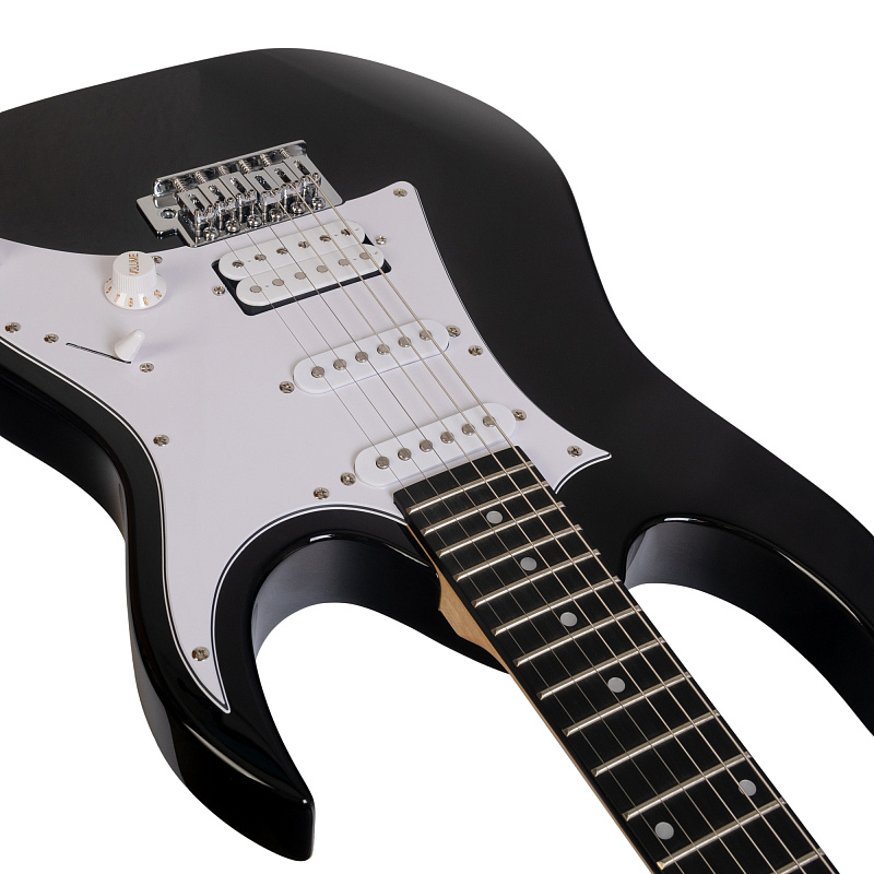 Фото Электрогитара ROCKDALE Akira HSS Black