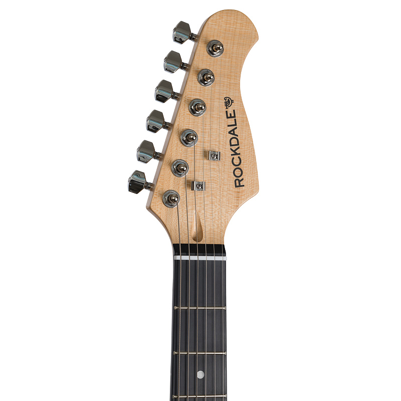 Фото Электрогитара ROCKDALE Stars HSS Blue Metallic