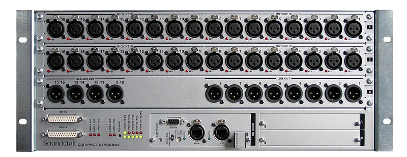 Фото Коммутационный рэк Soundcraft Si Compact Stage Box - 32/8+8: Cat5 Neutrik