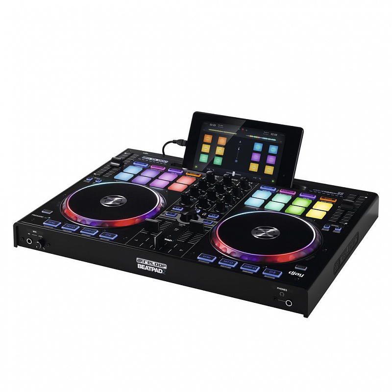 Профессиональный DJ контроллер Reloop Beatpad 2 для IPAD, Mac / PC и платформы Android в магазине Music-Hummer