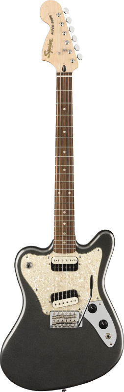 Фото SQUIER Paranormal Super-Sonic™, Laurel Fingerboard, Graphite Metallic