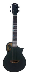 Укулеле тенор FLIGHT AVIATOR Spruce Tenor BK CE, чёрный