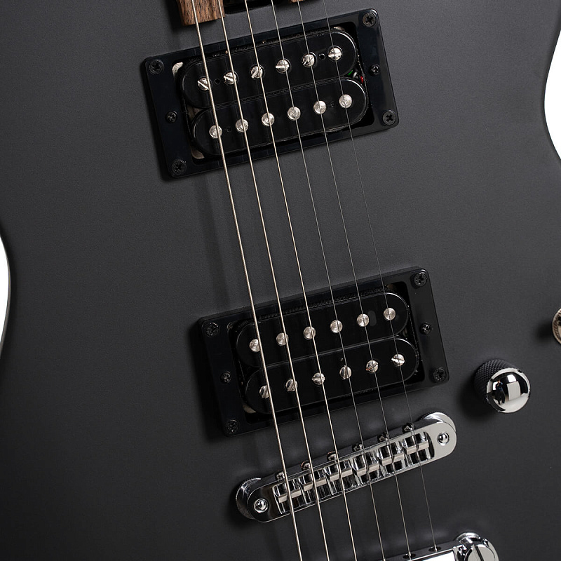 Фото Электрогитара Cort MBM-2H-SBLK META Series, чёрный