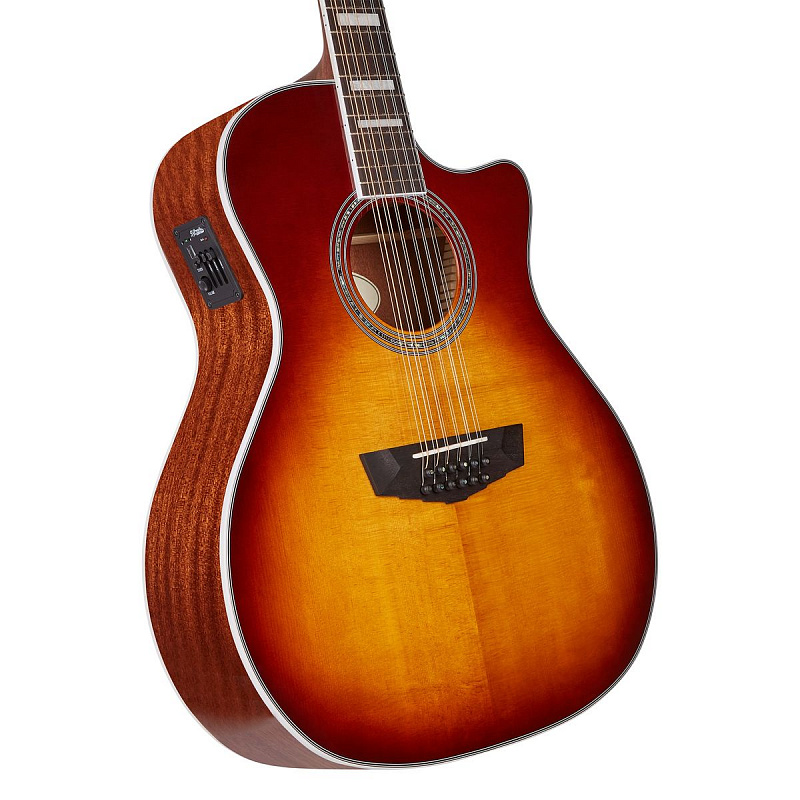 Электроакустическая гитара DAngelico Premier Fulton ITB 12-стр в магазине Music-Hummer