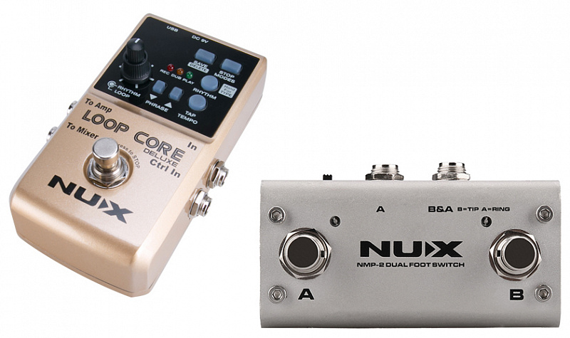 Педаль эффектов + ножной переключатель Nux Cherub Loop-Core-Deluxe-Bundle в магазине Music-Hummer