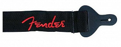 Ремень для гитары FENDER BLACK/RED LOGO