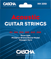 Комплект струн для акустической гитары Cascha HH-2051