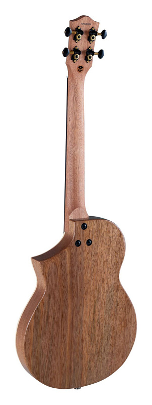 Фото Укулеле баритон FLIGHT AVIATOR Spruce Baritone BK CE, чёрный
