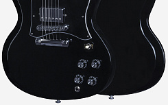 GIBSON SG Standard 2016 T Ebony Chrome электрогитара с кейсом , цвет черный